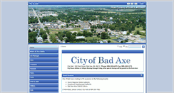 Desktop Screenshot of cityofbadaxe.com
